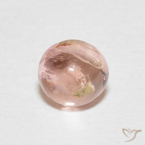 0.64ct 天然 マゼンタピンク トルマリン, ラウンド, 透明