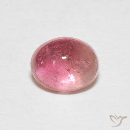 0.70ct 天然 ホットピンク トルマリン, 楕円形, 透明