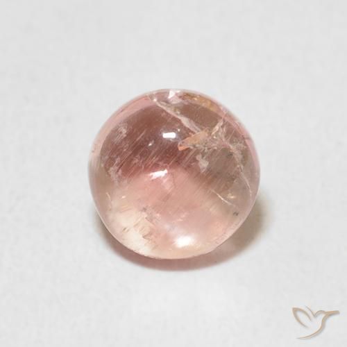 1.05ct 天然 フラミンゴピンク トルマリン, ラウンド, 透明