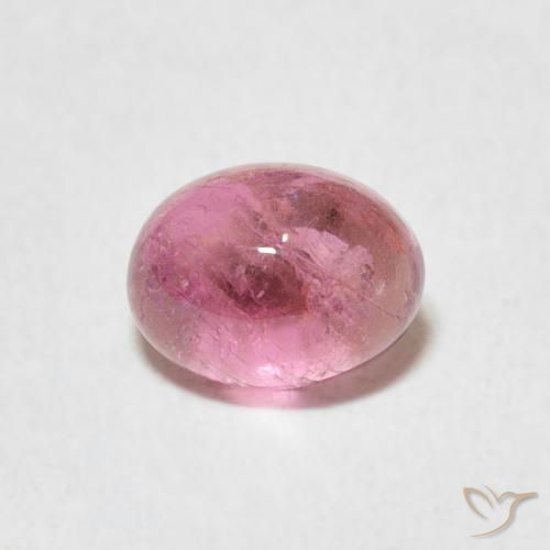 0.81ct 天然 ホットピンク トルマリン, 楕円形, 透明