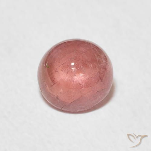 0.72ct 天然 ミディアムピンク トルマリン, ラウンド, 透明
