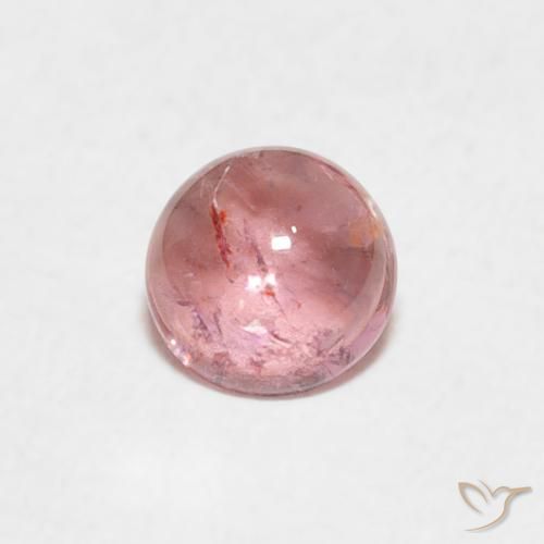 0.45ct 天然 バブルガムピンクトーン トルマリン, ラウンド, 透明
