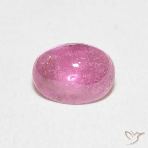 0.68ct 天然 ホットピンク トルマリン, 楕円形, 透明