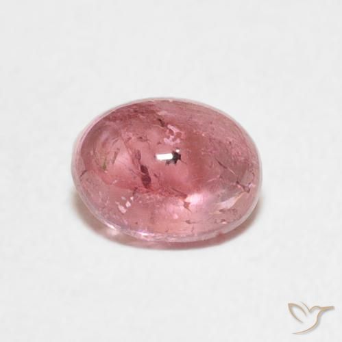 0.80ct 天然 バブルガムピンク トルマリン, 楕円形, 透明