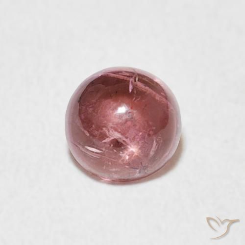 0.55ct 天然 濃いピンク トルマリン, ラウンド, 透明