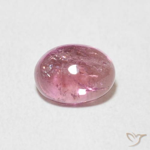 0.72ct 天然 ミディアムピンク トルマリン, 楕円形, 透明