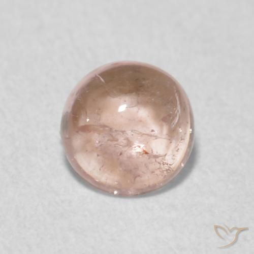 0.49ct 天然 非常に薄いピンク トルマリン, ラウンド, 透明