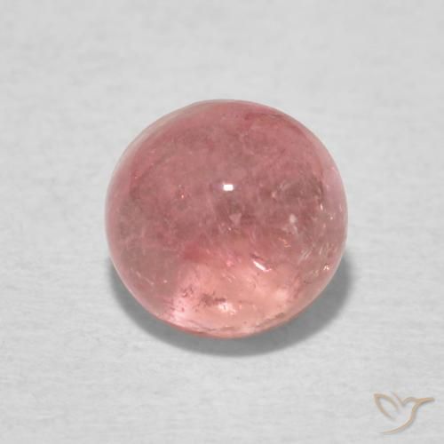 1.23ct 天然 ピンクトーン トルマリン, ラウンド, 透明