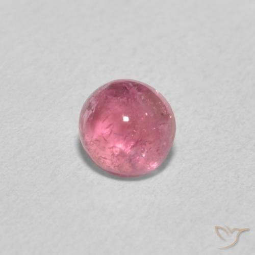 0.55ct 天然 ライトピンク トルマリン, ラウンド, 透明