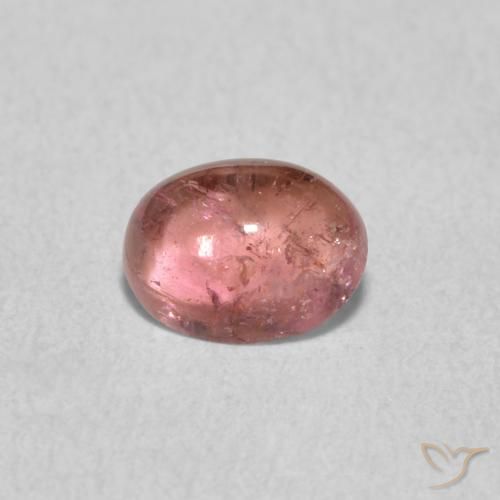 0.77ct 天然 ディープピンク トルマリン, 楕円形, 透明