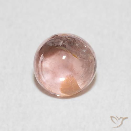 0.61ct 天然 ライトピンク トルマリン, ラウンド, 透明