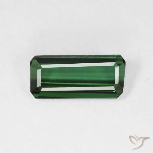 1.56ct 天然 フォレストグリーン トルマリン, エメラルドカット, VVS-VS