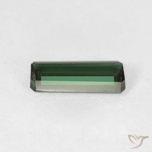 1.56カラットの天然フォレストグリーントルマリン、八角形 / エメラルドカット、VVS-VS