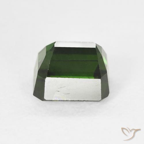 1.23ct 天然 フォレストグリーン トルマリン, 八角形