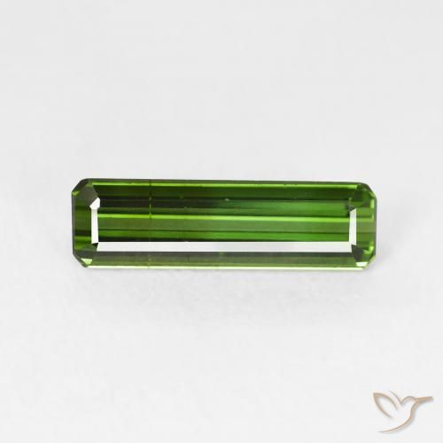 1.36ct 天然 フォレストグリーン トルマリン, エメラルドカット, VS