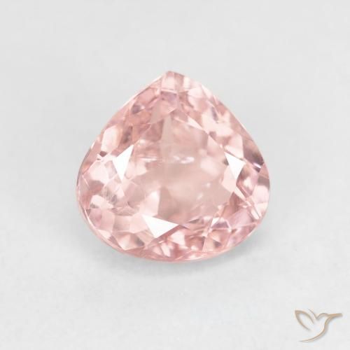 1.43ct 天然 ライトピンク トルマリン, 洋梨の形, VS