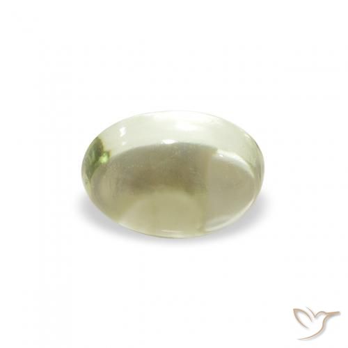 0.86ct 天然 黄みがかったグリーン トルマリン, 楕円形, 透明