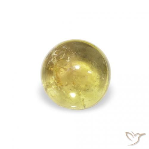 0.63ct 天然 Medium Light-Yellow トルマリン, ラウンド, 透明