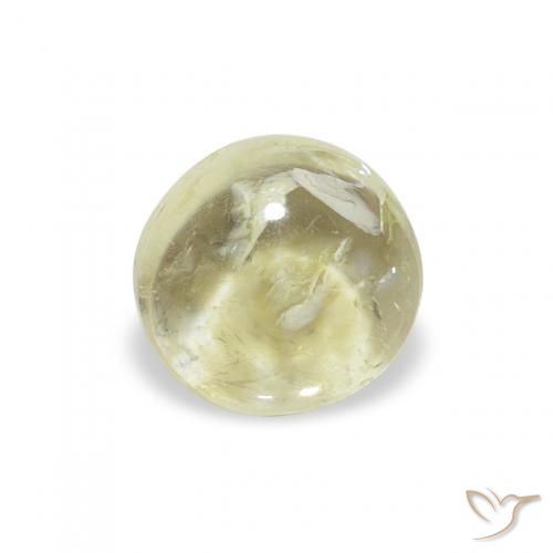 0.88ct 天然 Medium Light-Yellow トルマリン, ラウンド, 透明