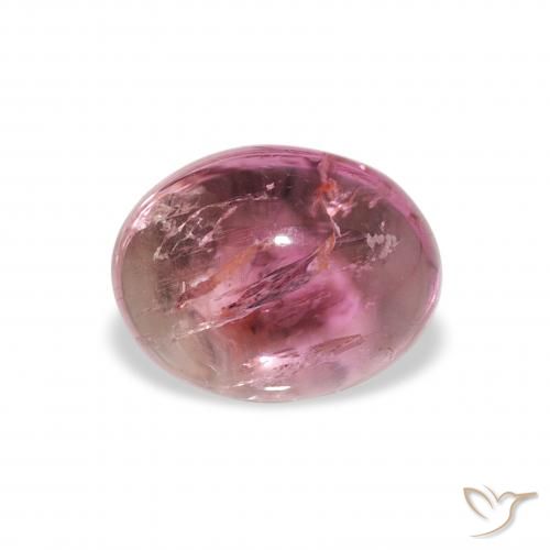 1.21ct 天然 濃いマゼンタ トルマリン, 楕円形, 透明