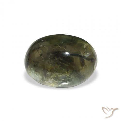 1.82ct 天然 ディープグリーン トルマリン, 楕円形, 透明