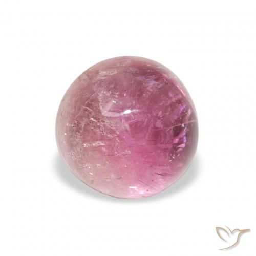 1.51ct 天然 ミディアムピンク トルマリン, ラウンド, 透明