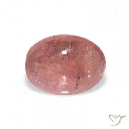 1.34ct 天然 ミディアムピンク トルマリン, 楕円形, 透明
