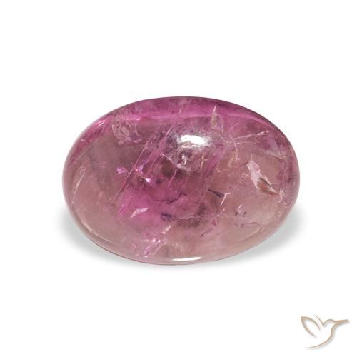 1.05ct 天然 ミディアムピンク トルマリン, 楕円形, 透明