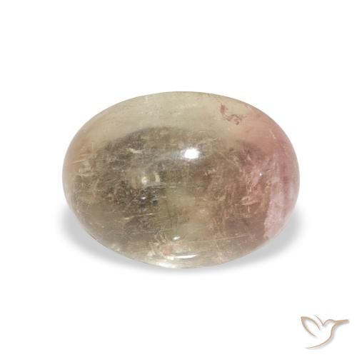 1.66ct 天然 ミディアムピンク トルマリン, 楕円形, 透明