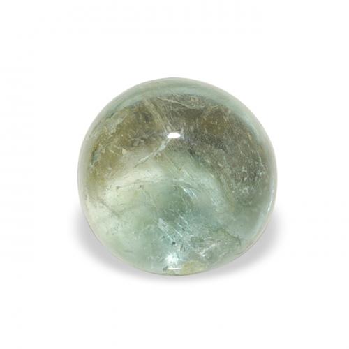 1.18ct 天然 灰色がかったモスグリーン トルマリン, ラウンド, 透明
