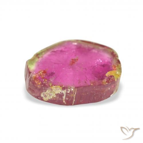 4.88カラットの天然ウォーターメロントルマリン、ファンシー、透明