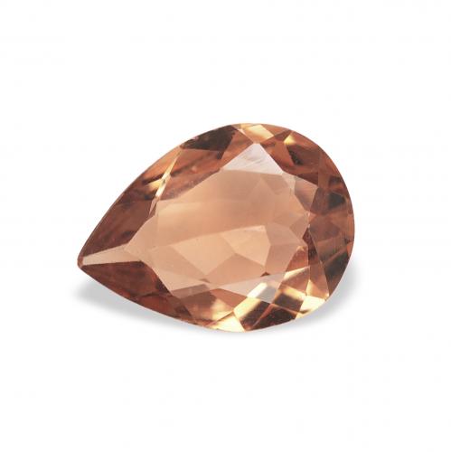 0.78ct 天然 ブリックレッド トルマリン, 洋梨の形, VVS