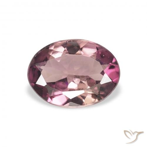 0.85ct 天然 Medium Dark-Purple トルマリン, 楕円形, VVS