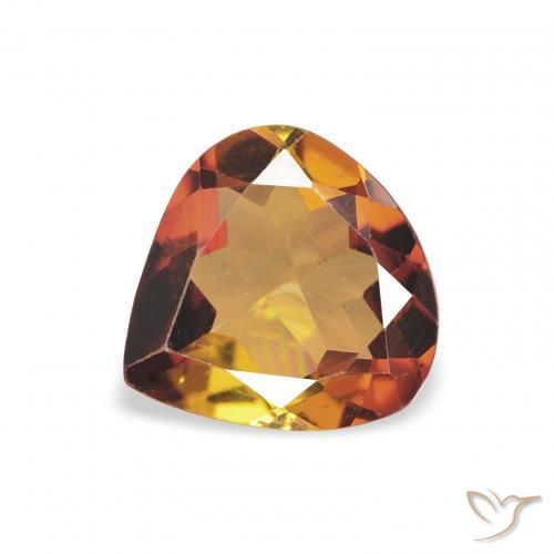 1.00ct 天然 ウォームブラウン トルマリン, 洋梨の形, VVS-VS