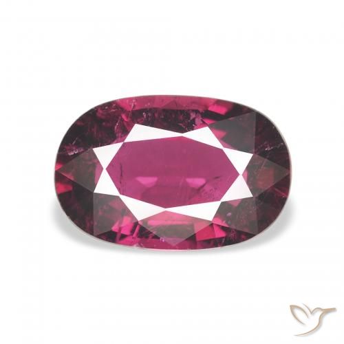 2.04ct 天然 Medium Dark-Purple トルマリン, 楕円形, VS-SI