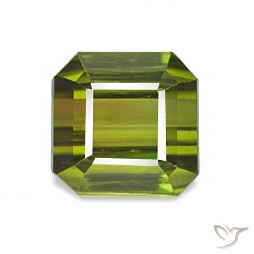 2.17ct フォレストグリーン トルマリン, エメラルドカット, VVS-VS
