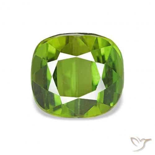 1.98ct ライブリーグリーン トルマリン, クッション, VVS-VS