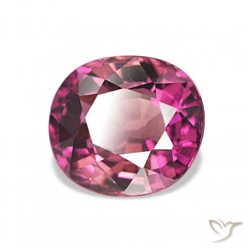 2.60カラットの天然Medium Dark-Purpleトルマリン、楕円形、VVS-VS