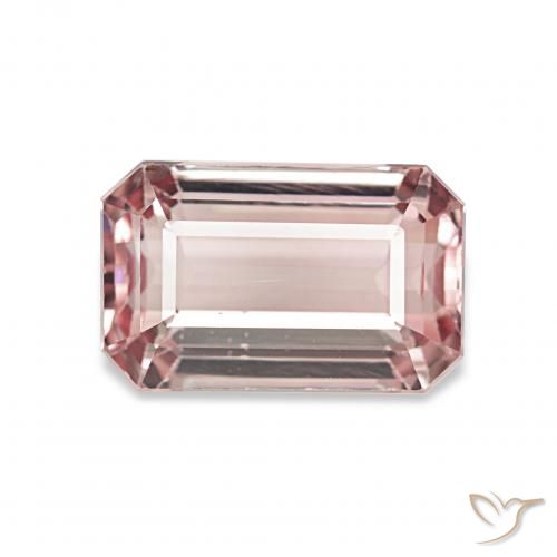 2.41ct ライトピンク トルマリン, エメラルドカット, VVS-VS