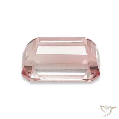 2.41カラットの天然ライトピンクトルマリン、八角形 / エメラルドカット、VVS-VS