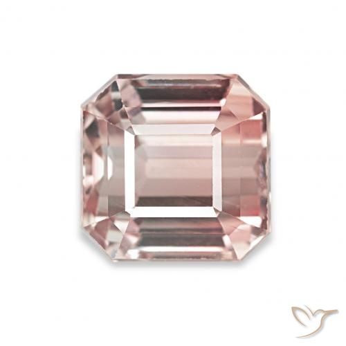 2.29ct アーシーピンク トルマリン, エメラルドカット, VVS