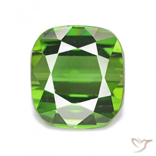 2.31ct ディープグリーン トルマリン, クッション, VVS