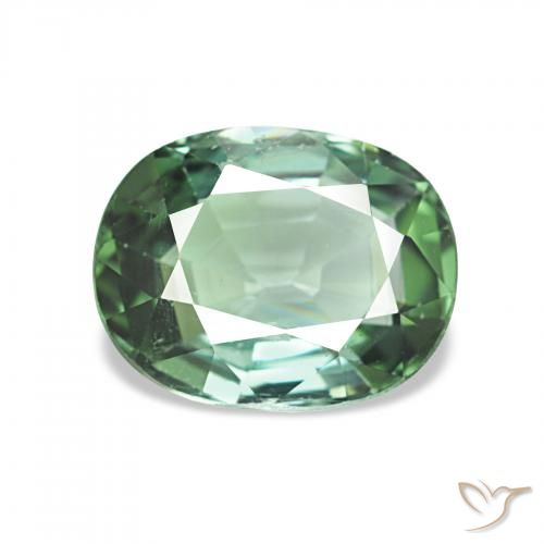 1.71ct ライトグリーン トルマリン, クッション, VVS-VS