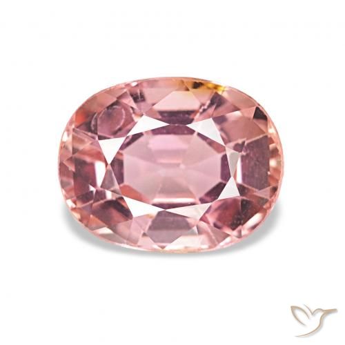 1.45ct バブルガムピンク トルマリン, クッション, VS
