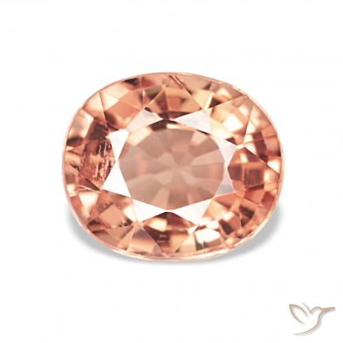 1.82ct ミディアムオレンジ トルマリン, 楕円形, VS