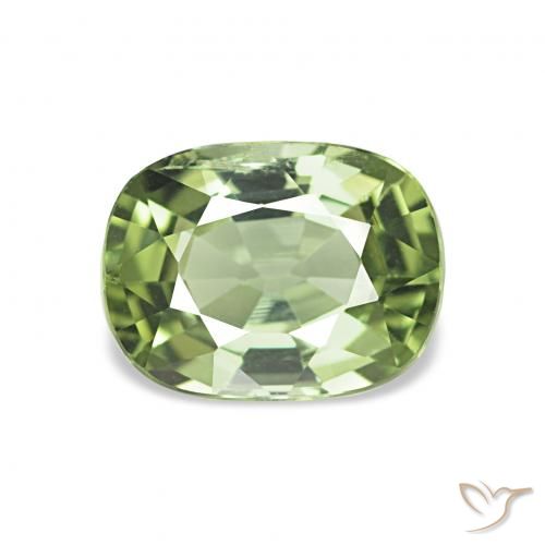 1.31ct フォレストグリーン トルマリン, クッション, VS