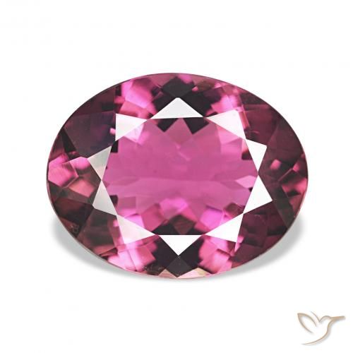 2.01ct 濃い紫 トルマリン, 楕円形, VVS-VS
