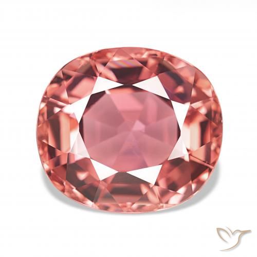 6.31ct ダークピンク トルマリン, クッション, VVS
