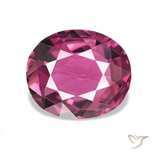 1.95ct ミディアムパープル トルマリン, 楕円形, VVS