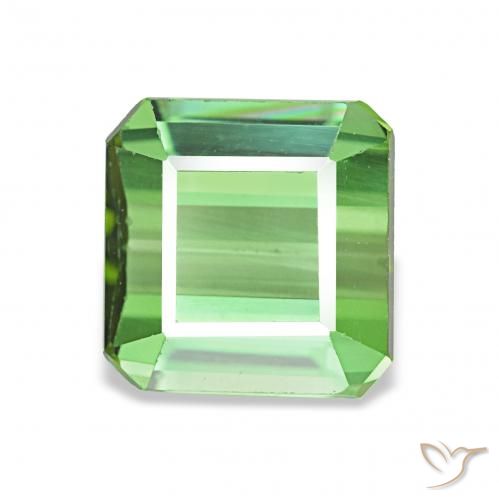 1.61ct グリーン トルマリン, エメラルドカット, VVS-VS